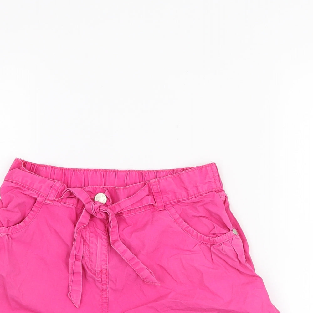 George Girls Pink   Chino Shorts Size 9-10 Years