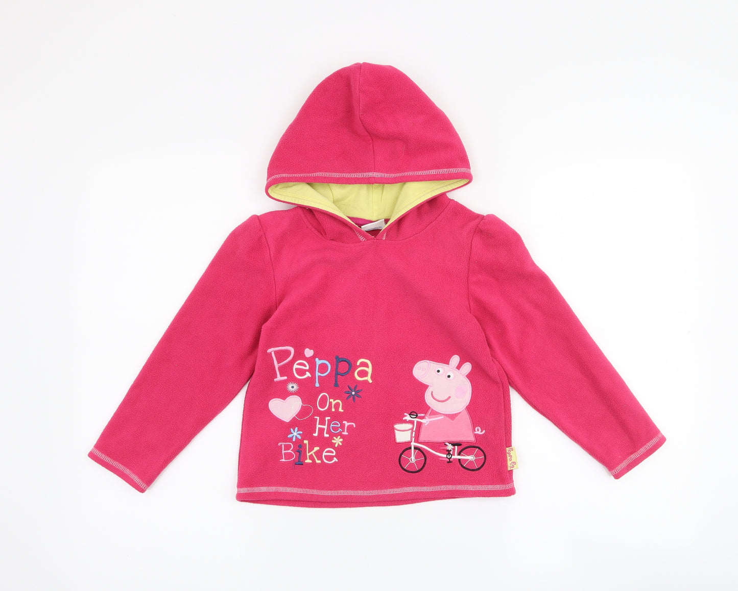 Peppa Pig Girls Pink   Pullover Hoodie Size 4-5 Years