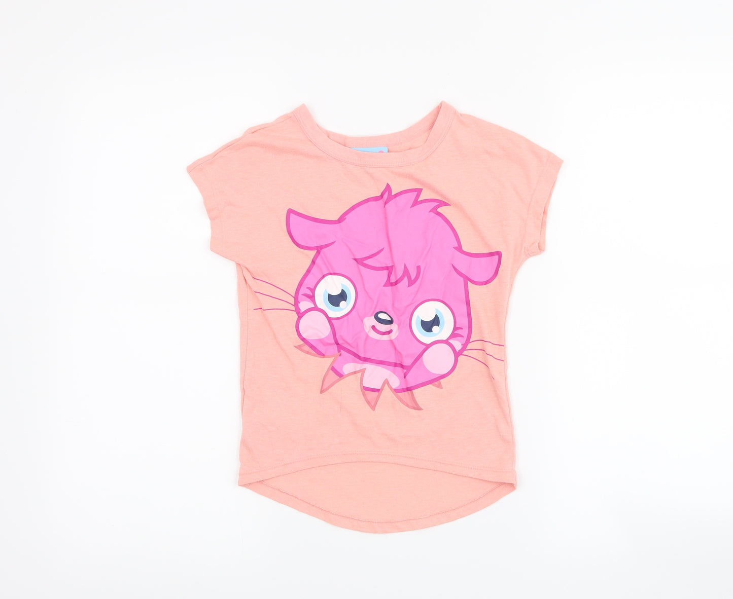 POPPET Girls Pink   Basic T-Shirt Size 5-6 Years