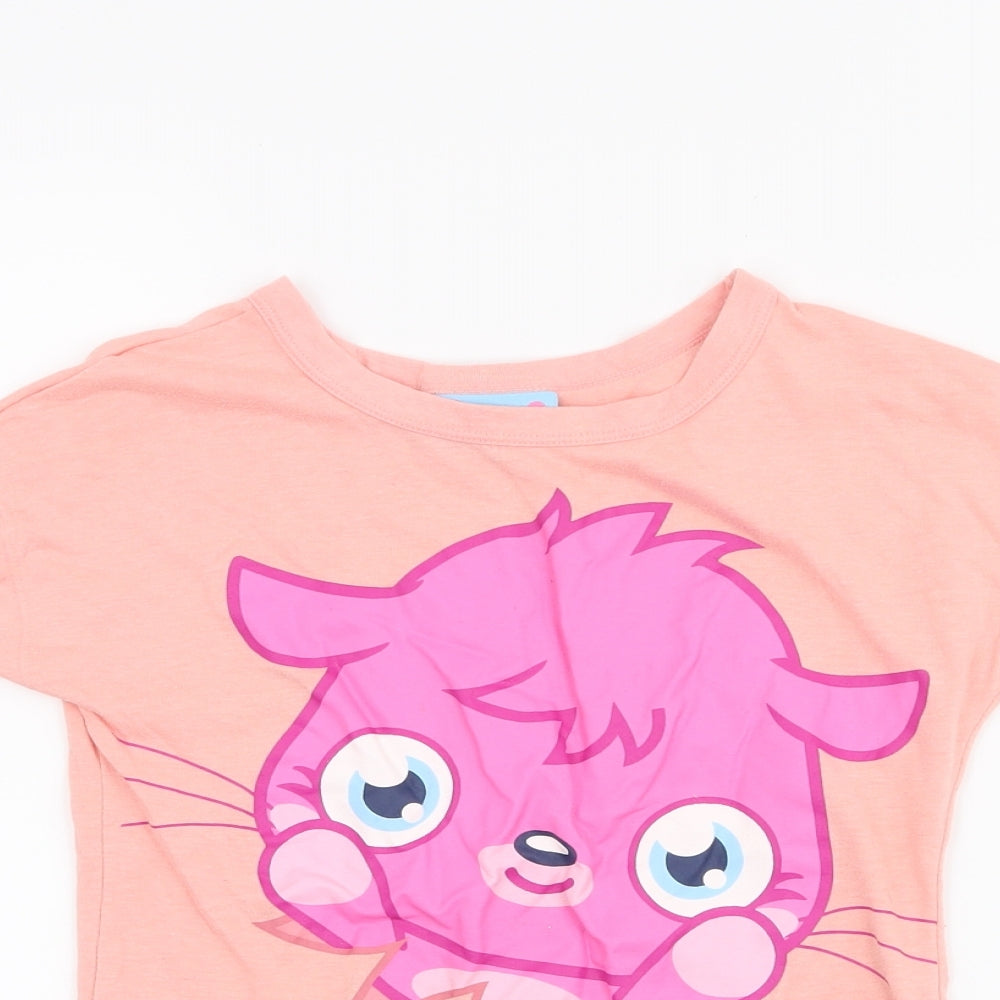 POPPET Girls Pink   Basic T-Shirt Size 5-6 Years