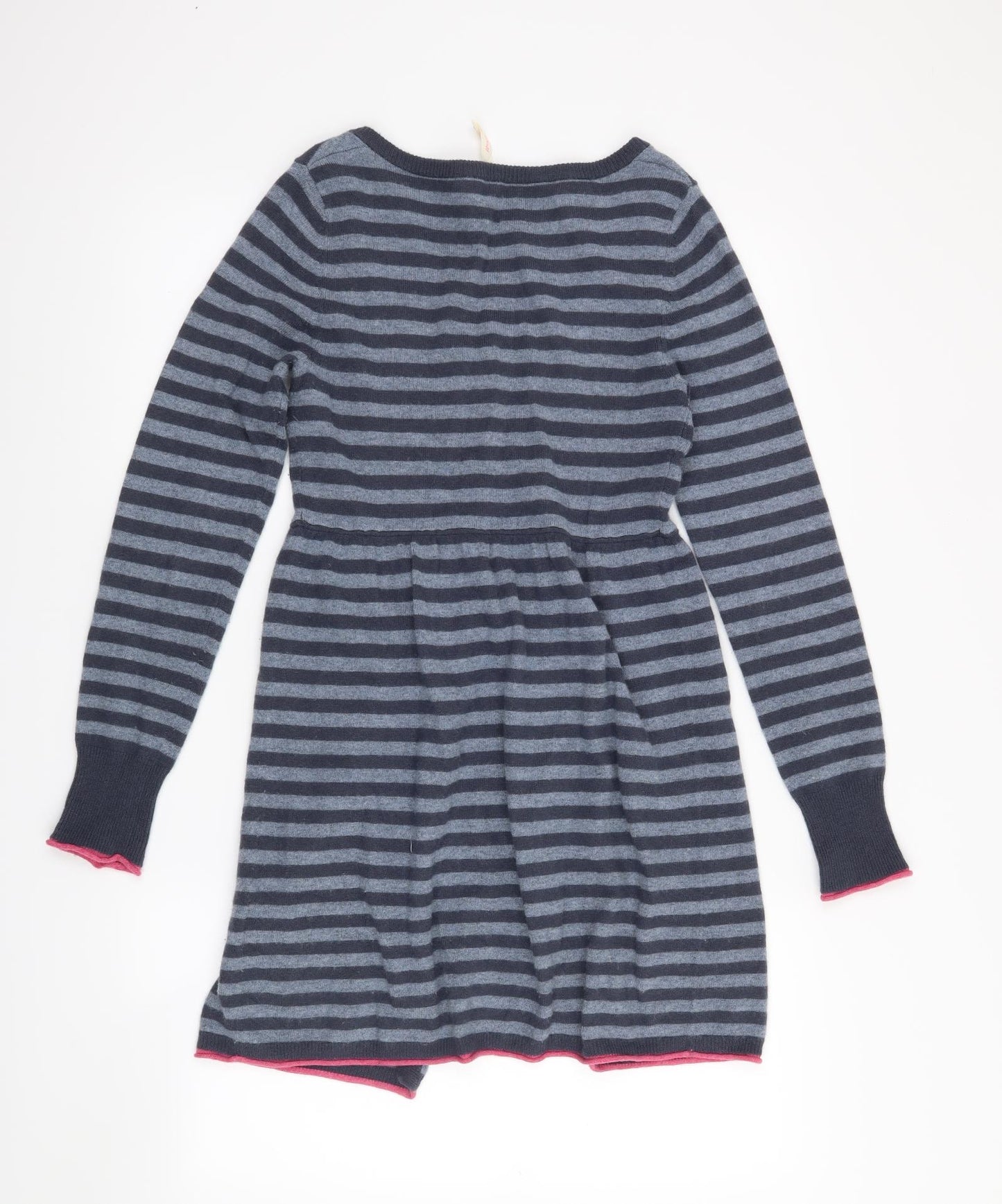 White Stuff Womens Blue Striped  Cardigan Jumper Size 8