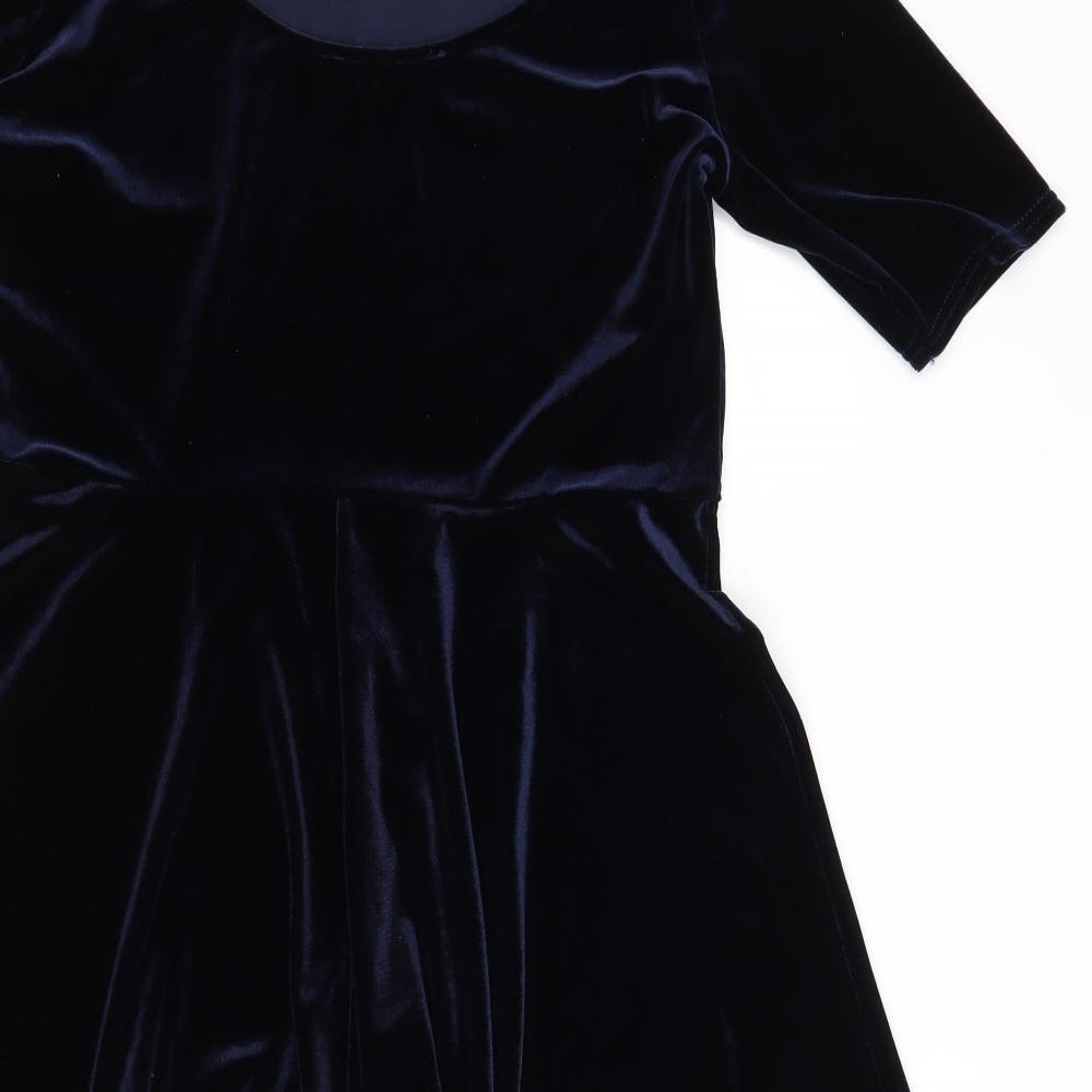 Dorothy Perkins Womens Blue   A-Line  Size 16