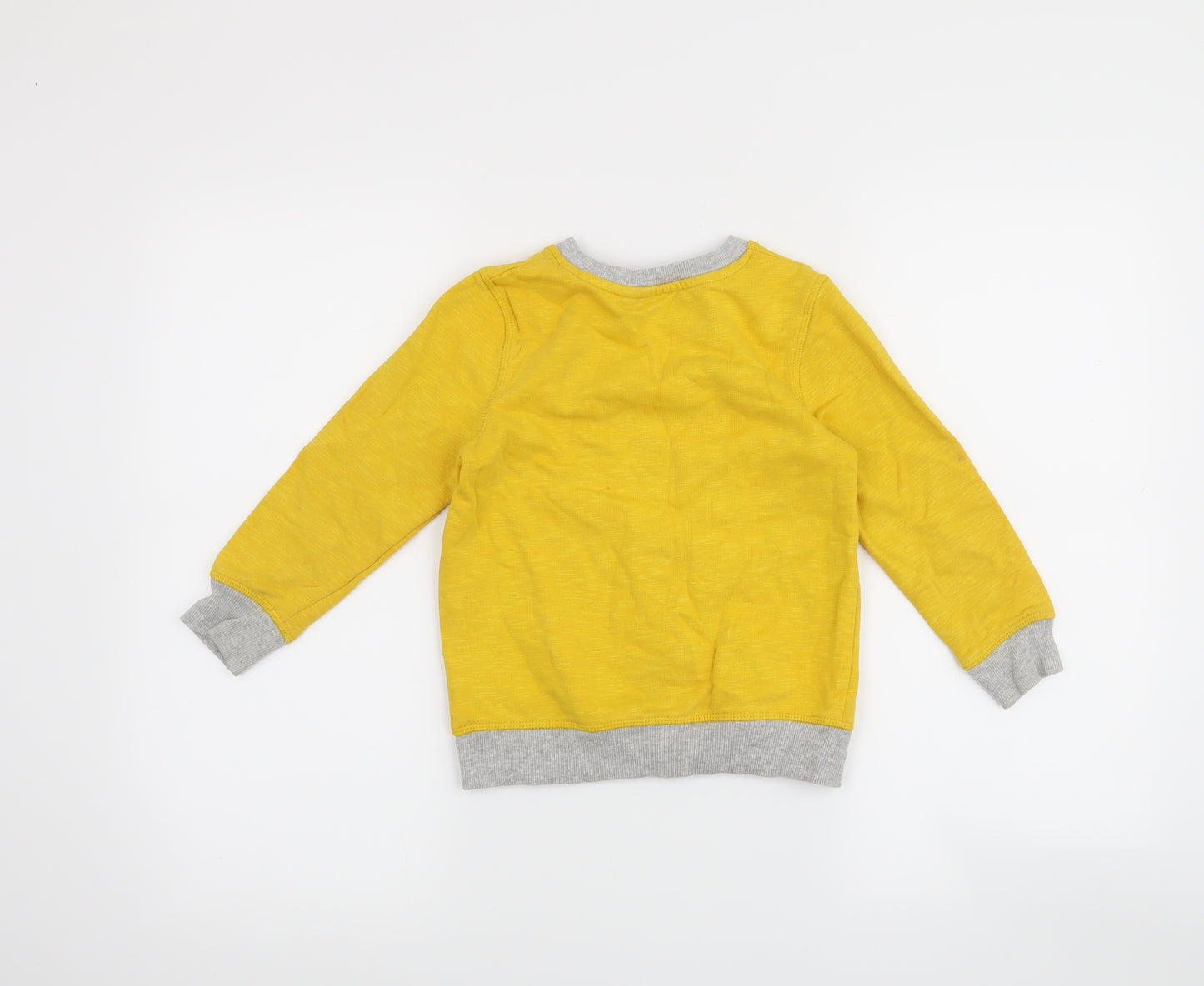 George Boys Yellow   Pullover Jumper Size 4-5 Years