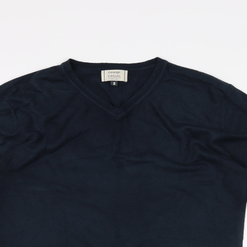 George Mens Blue   Pullover Jumper Size S