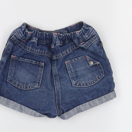 George Girls Blue   Cut-Off Shorts Size 2-3 Years