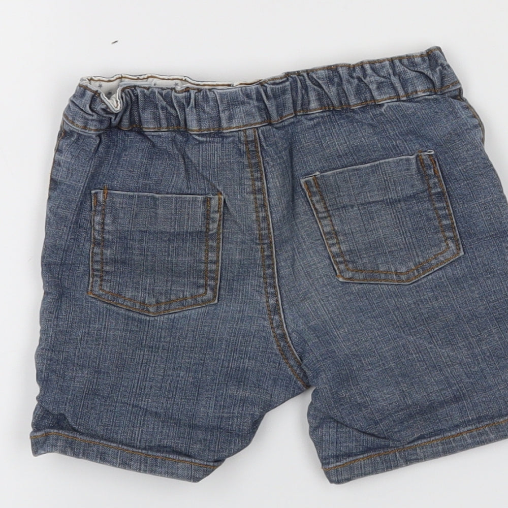 Babies Boys Blue   Cropped Jeans Size 12-18 Months