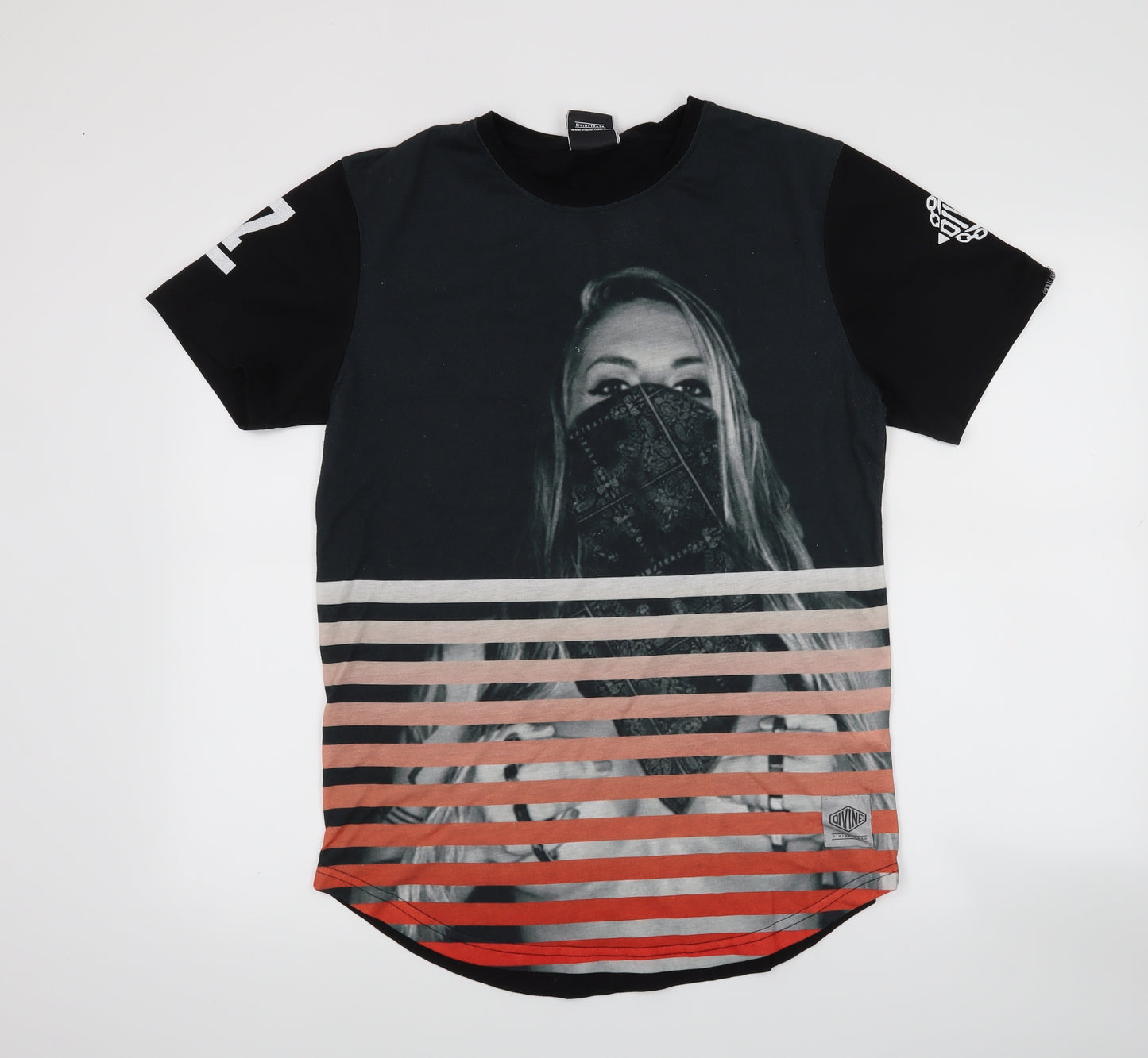 Divine Mens Black    T-Shirt Size M