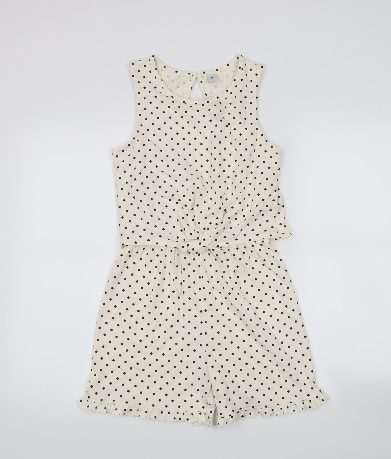 TU Girls White   Romper One-Piece Size 12 Years