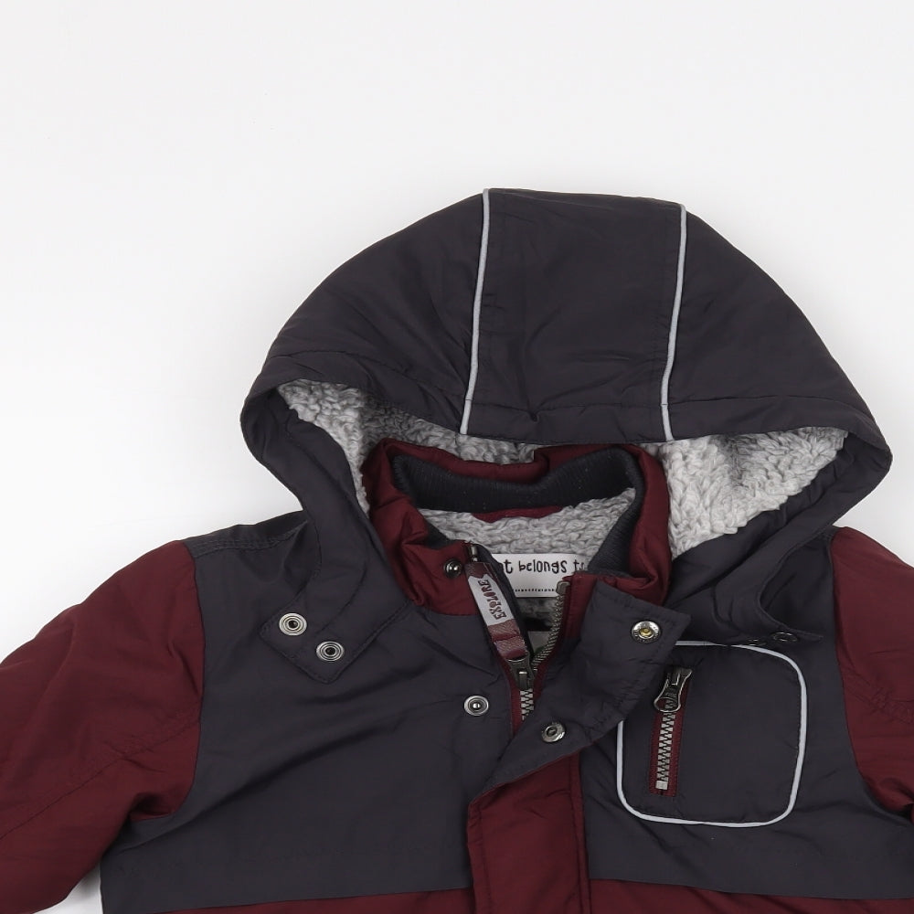 TU Boys Red   Jacket Coat Size 3-4 Years