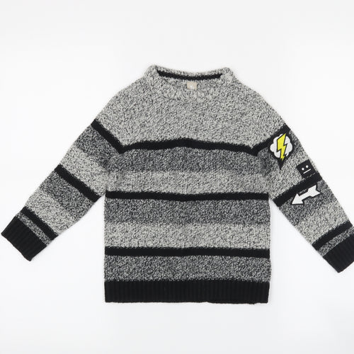 TU Boys Grey   Pullover Jumper Size 5 Years