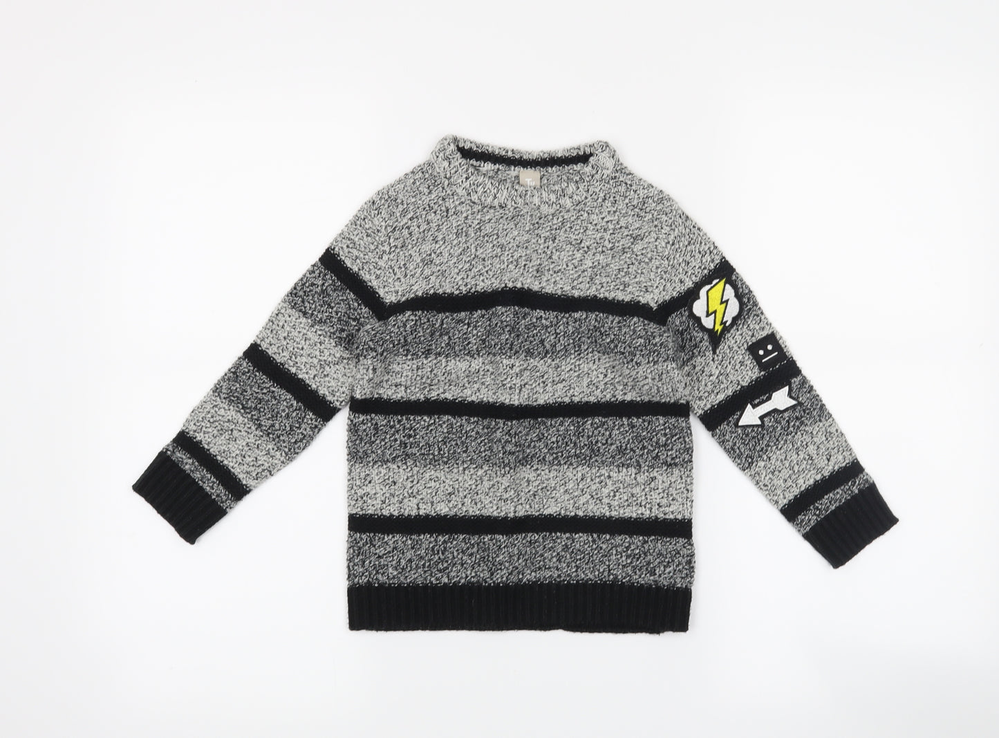 TU Boys Grey   Pullover Jumper Size 5 Years
