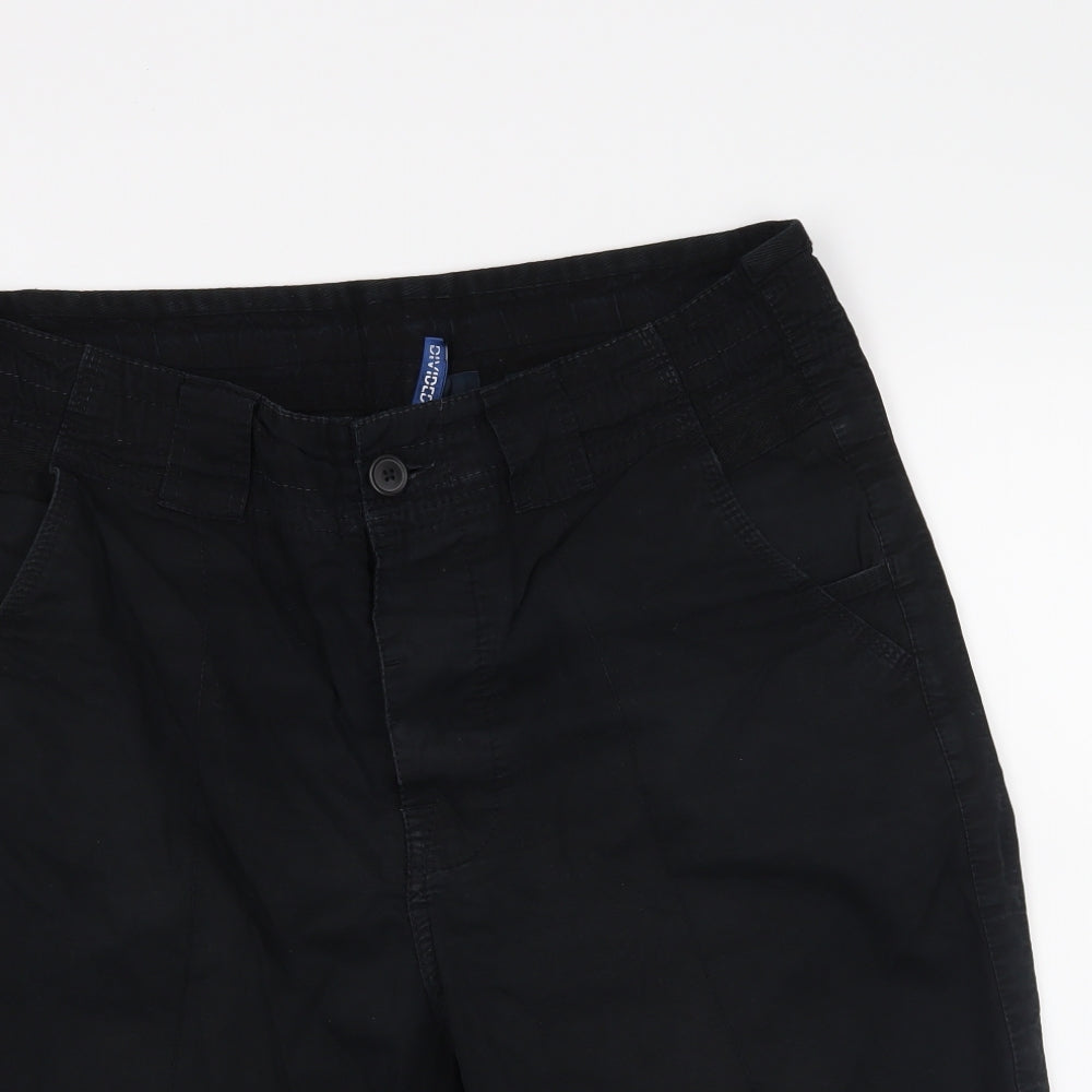 H&M Mens Black   Chino Shorts Size 32 in