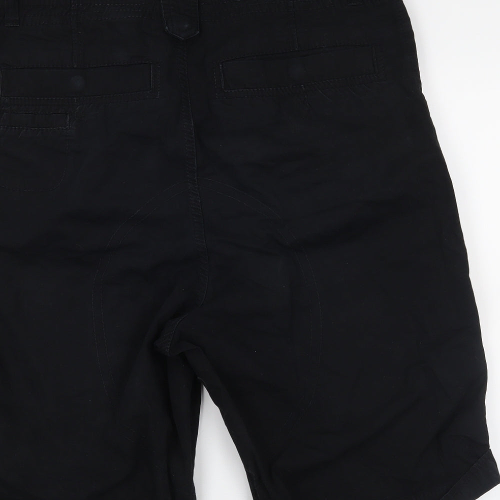 H&M Mens Black   Chino Shorts Size 32 in