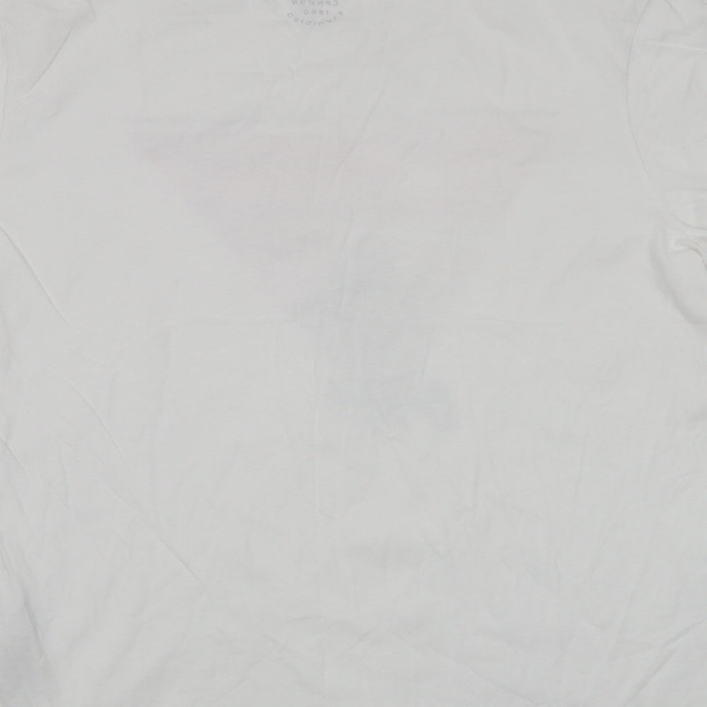 JACK JONES Mens White    T-Shirt Size XL