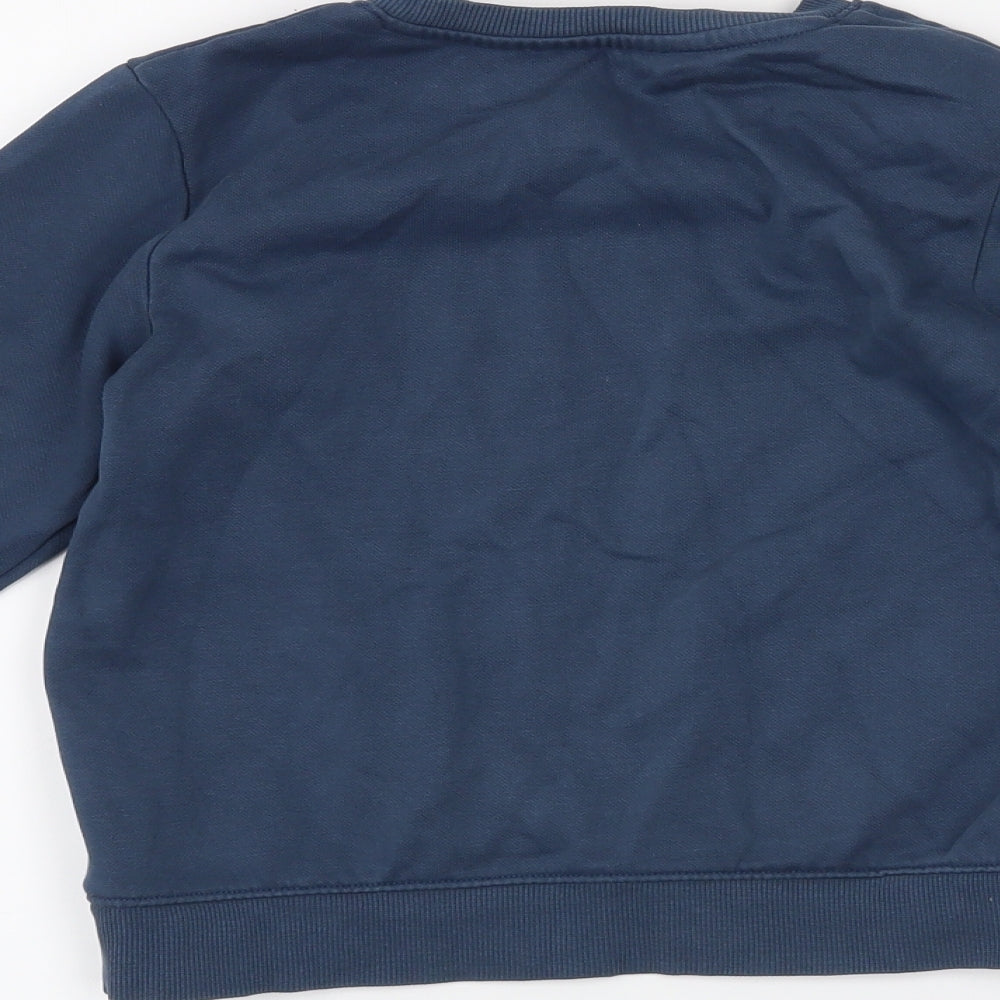 H&M Boys Blue   Pullover Jumper Size 5-6 Years