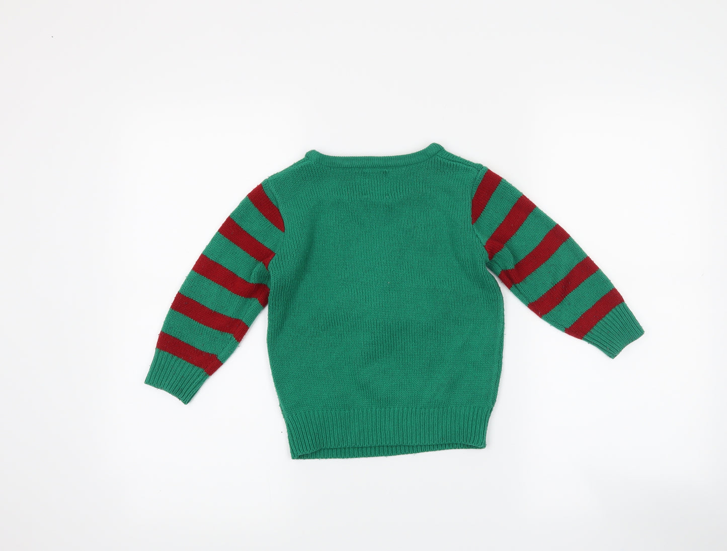 George Boys Green   Pullover Jumper Size 2-3 Years