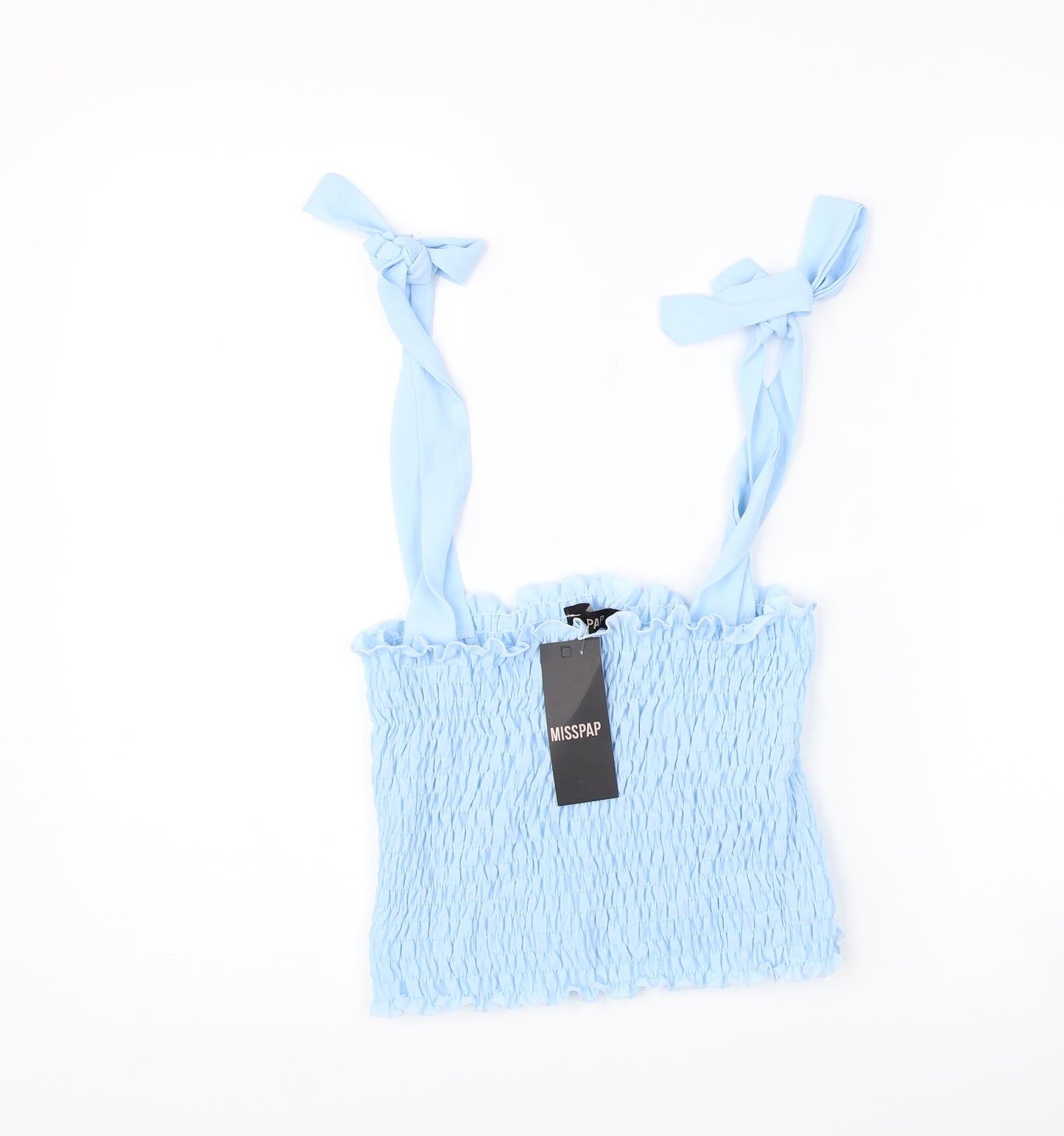 miss pap Womens Blue   Cropped Tank Size M