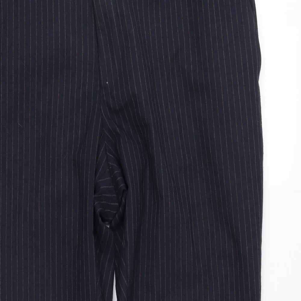 NEXT Mens Blue Striped  Trousers  Size 36 L29 in