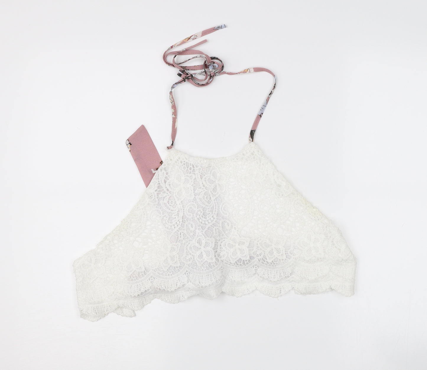 Preworn Womens White   Cropped Tank Size S