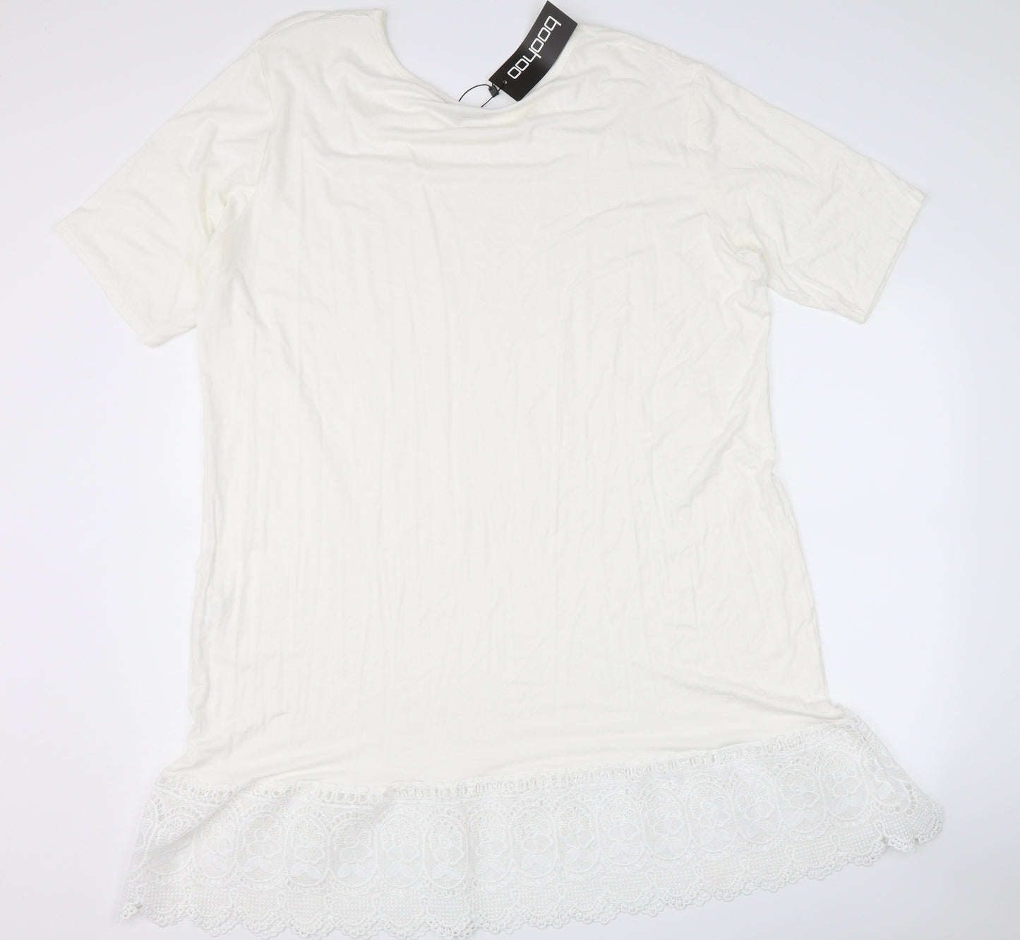 Boohoo Womens White   Shift  Size 22