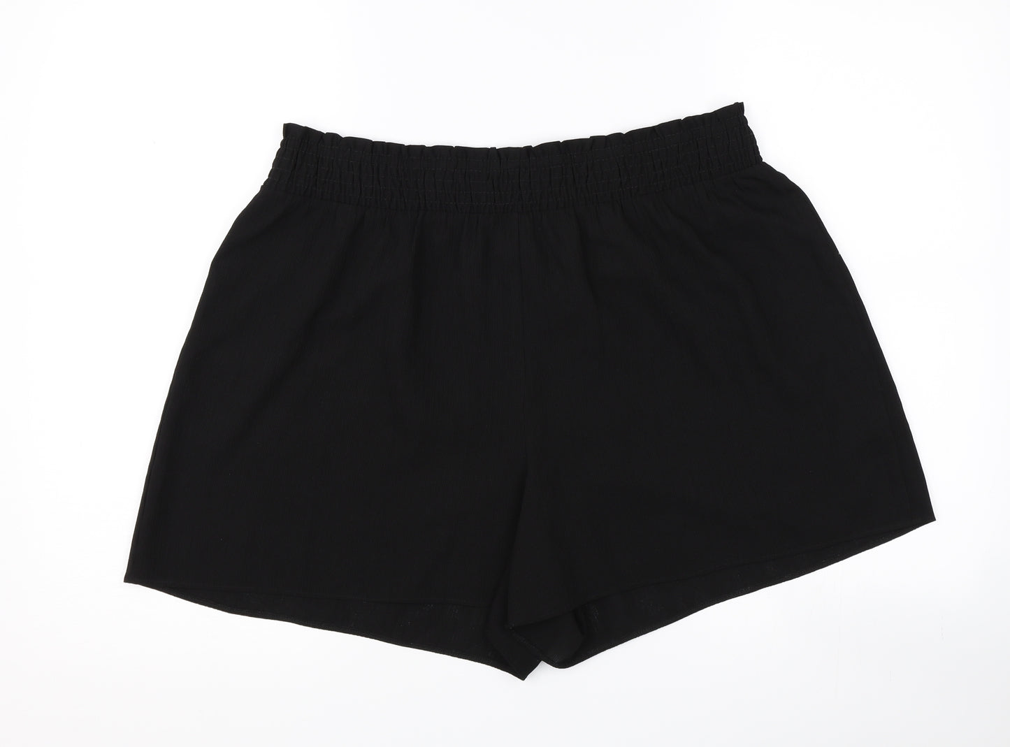 Papaya Womens Black   Paperbag Shorts Size 16