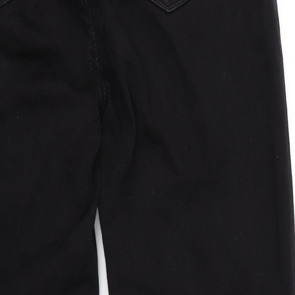 Marks and Spencer Womens Black  Denim Capri Jeans Size 10 L22 in