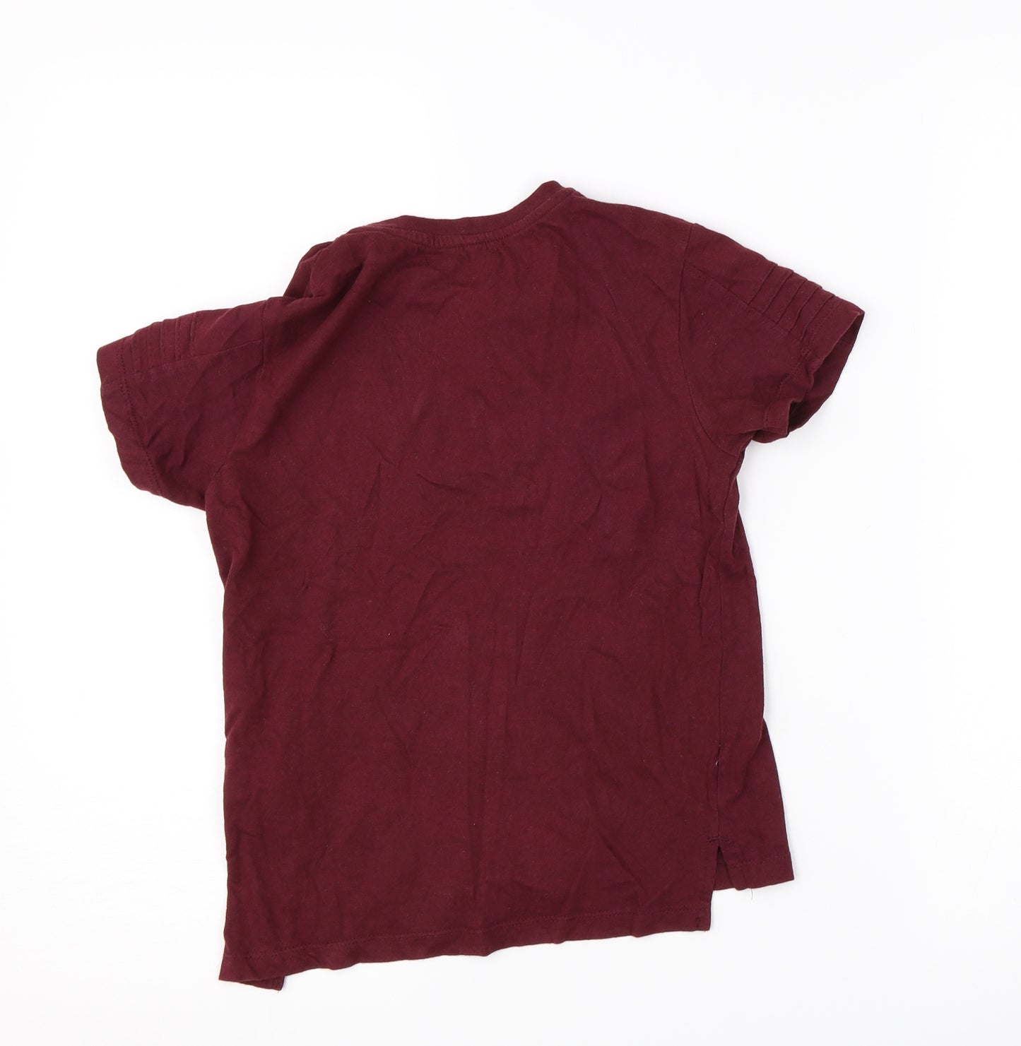 Primark Boys Purple   Basic T-Shirt Size 6-7 Years  - YEAH