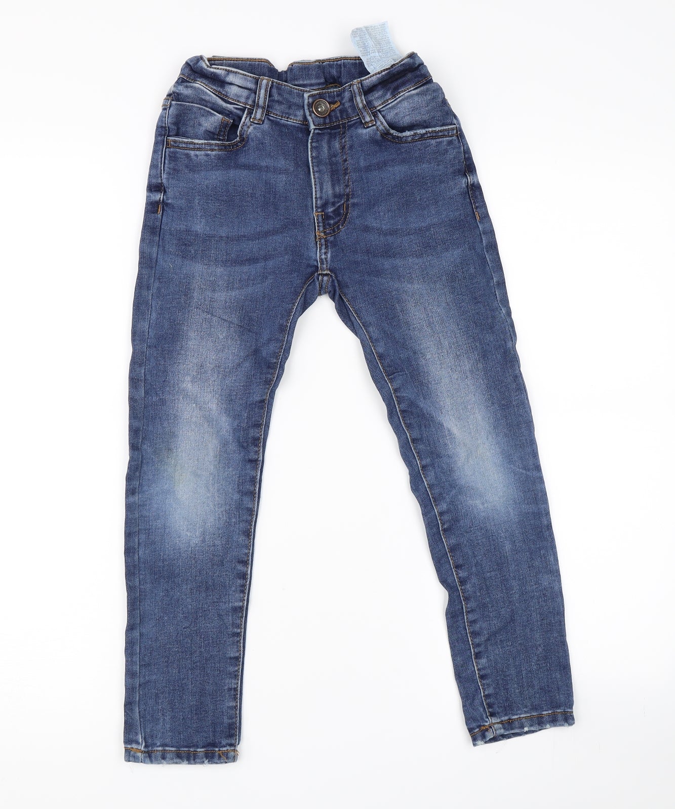 Zara Boys Blue  Denim Straight Jeans Size 8 Years
