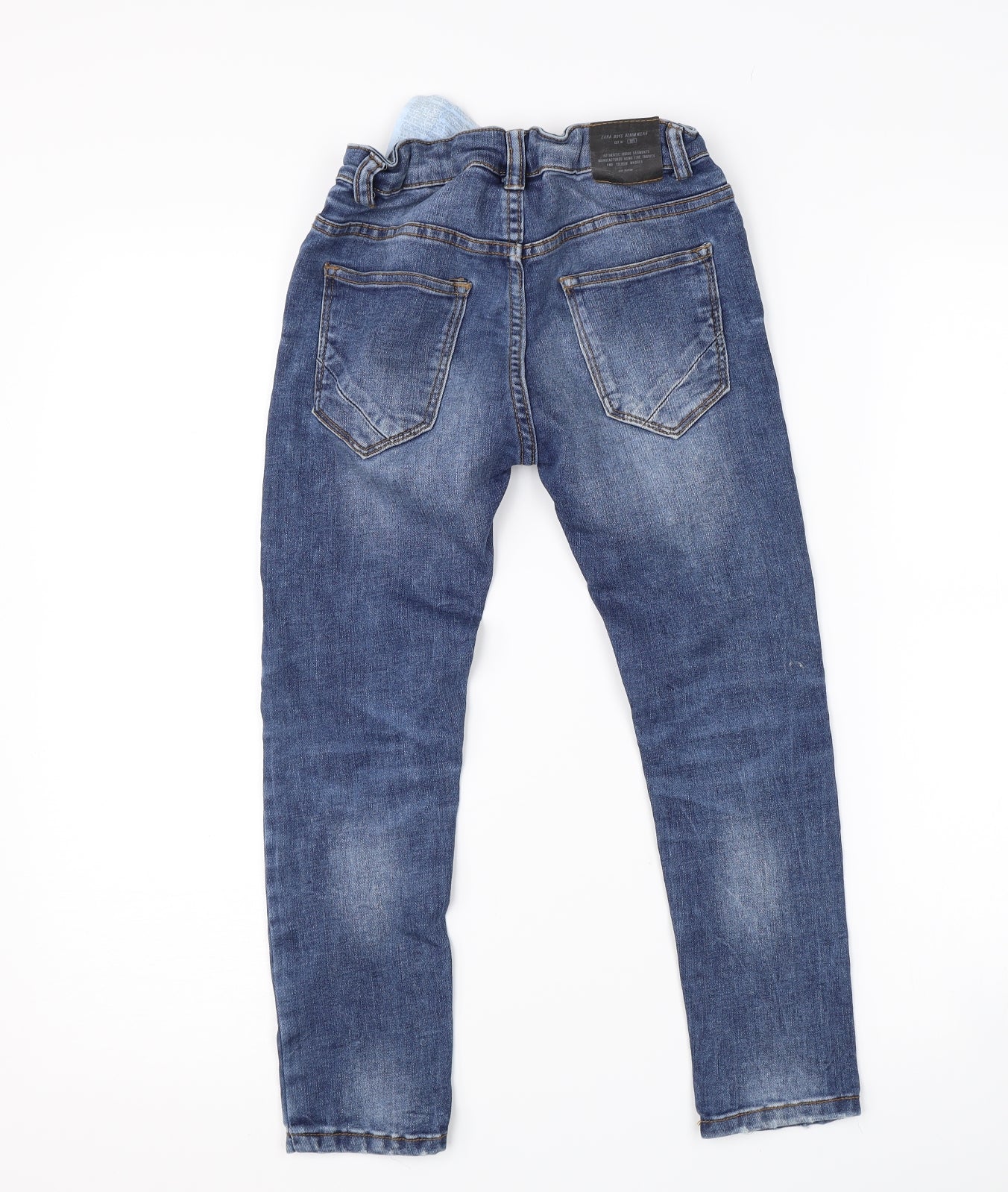 Zara Boys Blue  Denim Straight Jeans Size 8 Years