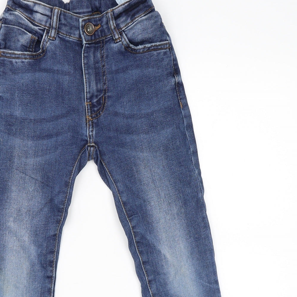Zara Boys Blue  Denim Straight Jeans Size 8 Years