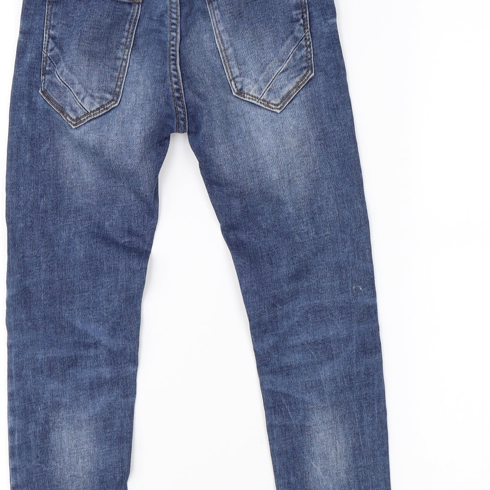 Zara Boys Blue  Denim Straight Jeans Size 8 Years