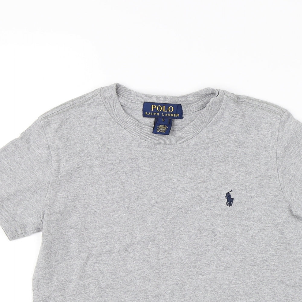 Polo Ralph Lauren Boys Grey   Basic T-Shirt Size 5 Years