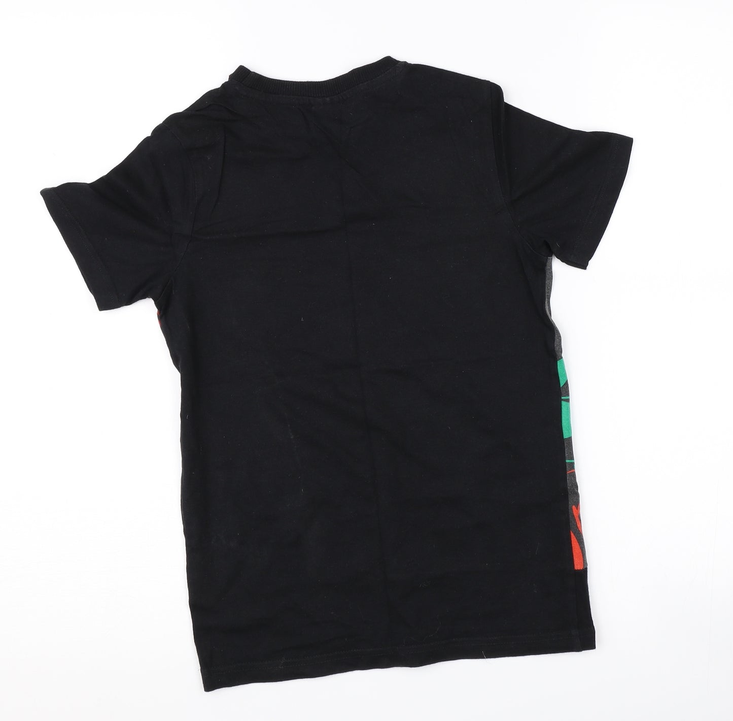 F&F Boys Black   Basic T-Shirt Size 6-7 Years  - Lego Ninjago