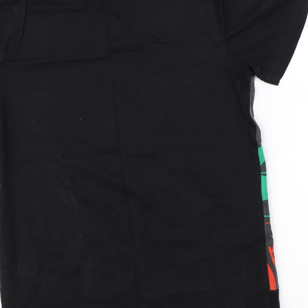 F&F Boys Black   Basic T-Shirt Size 6-7 Years  - Lego Ninjago