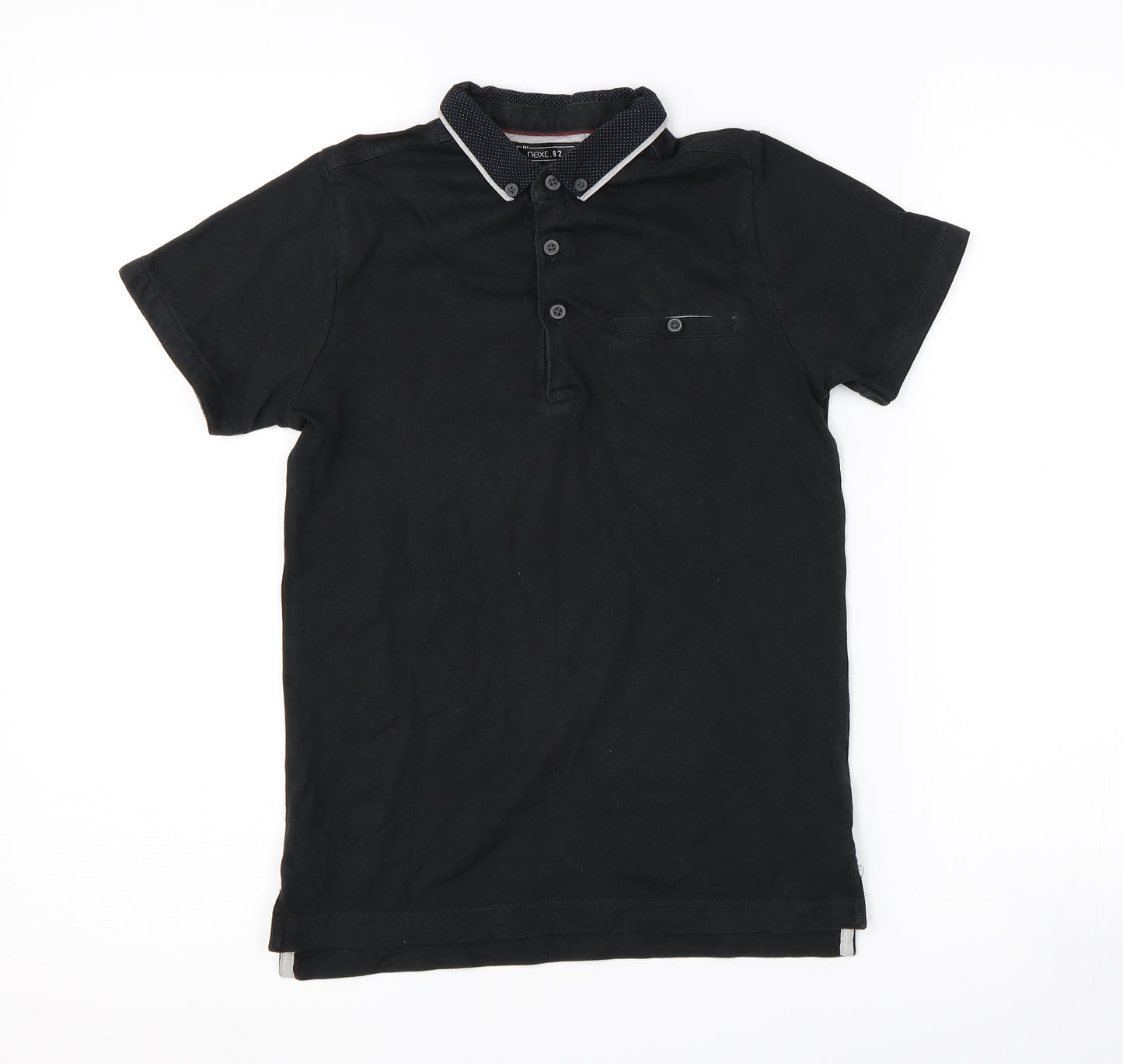NEXT Boys Black   Basic Polo Size 8 Years