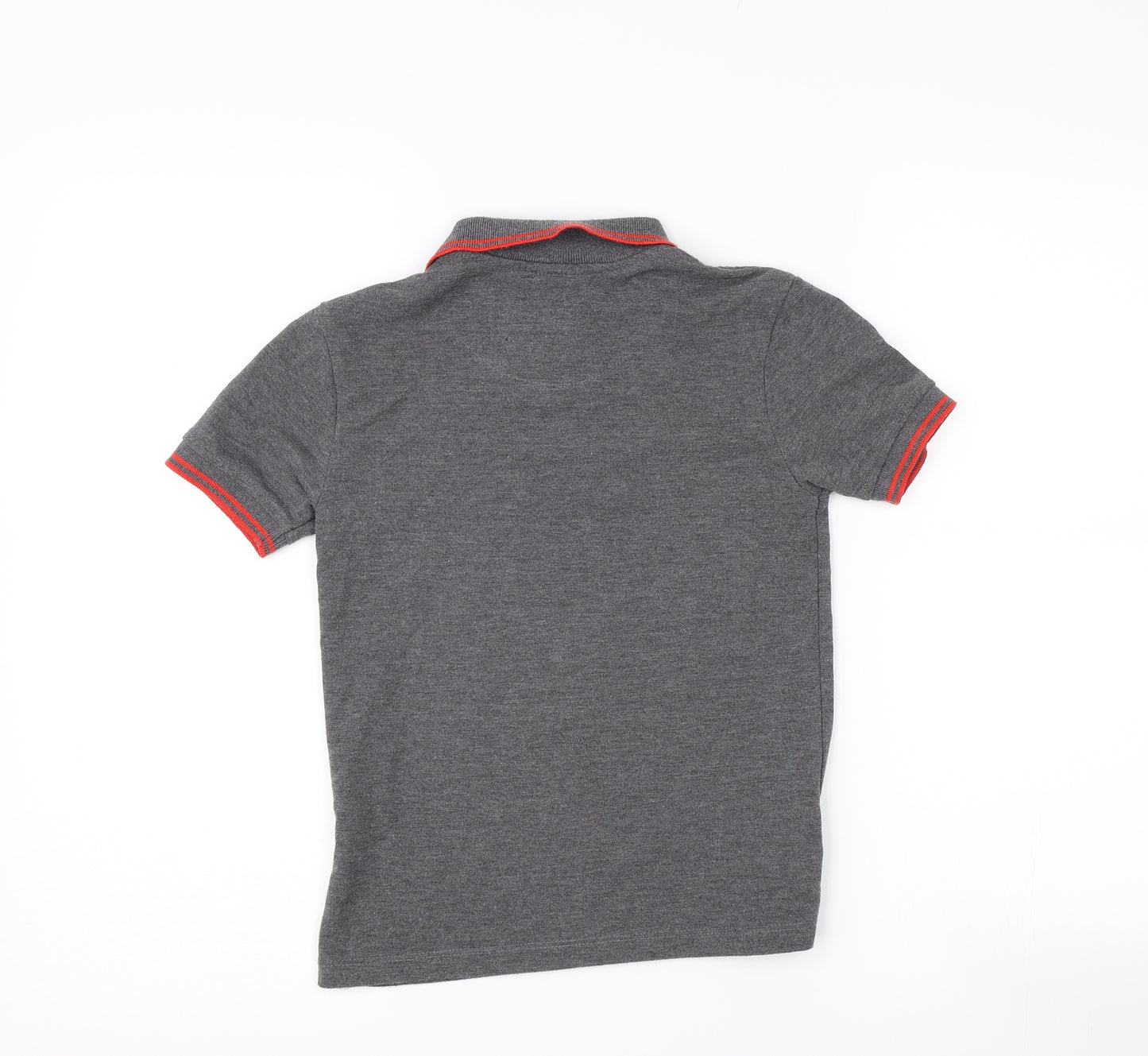 The Spitalfields Shirt Boys Grey   Basic Polo Size 7-8 Years