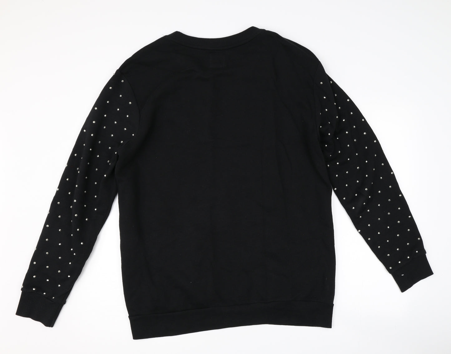 Zara Mens Black   Pullover Sweatshirt Size XL