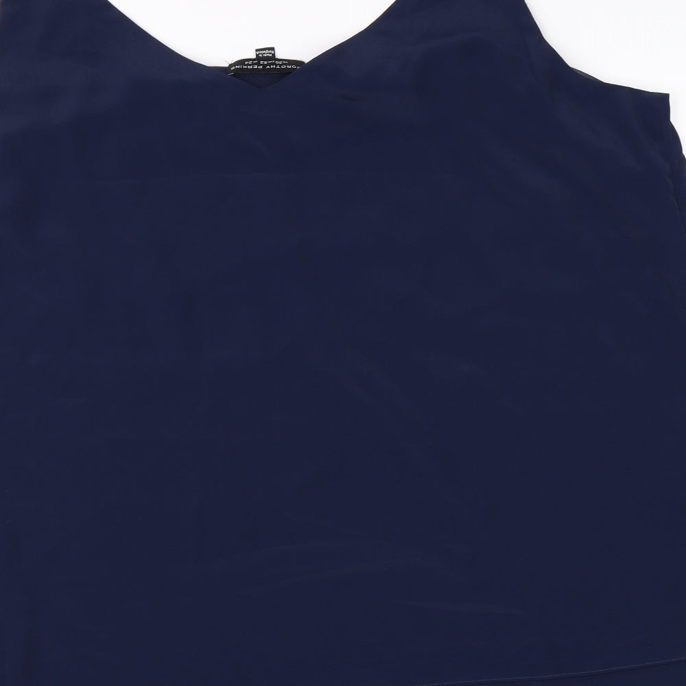 Dorothy Perkins Womens Blue   Camisole Tank Size 20
