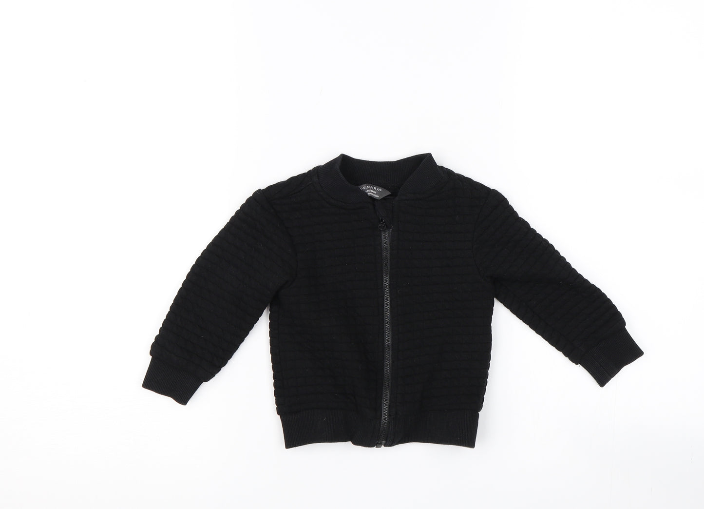 Primark Boys Black   Jacket  Size 9-12 Months