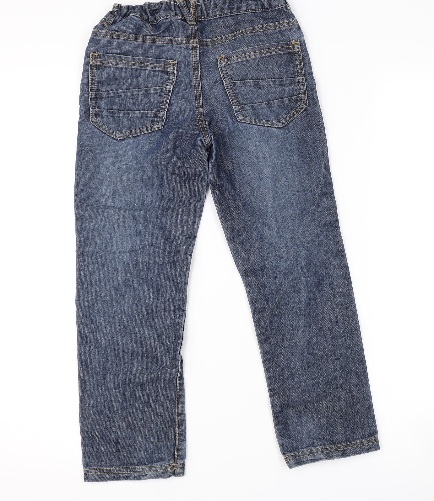 M&Co Boys Blue  Denim Straight Jeans Size 6-7 Years