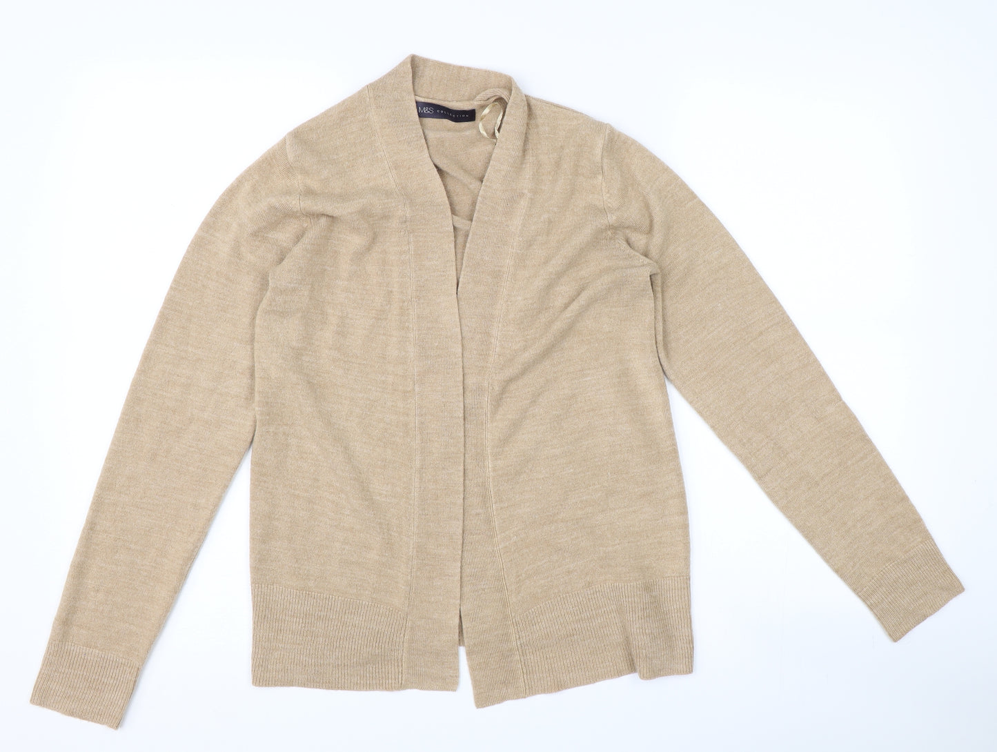 Marks and Spencer Womens Brown   Cardigan Jumper Size S