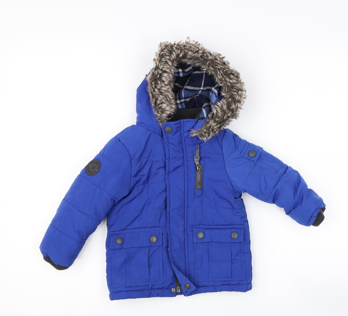Mothercare Boys Blue   Rain Coat Coat Size 9-12 Months