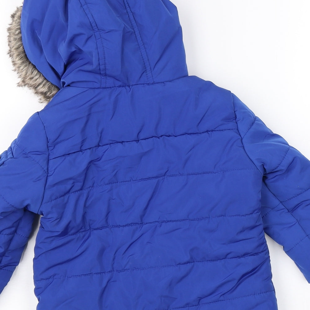 Mothercare Boys Blue   Rain Coat Coat Size 9-12 Months