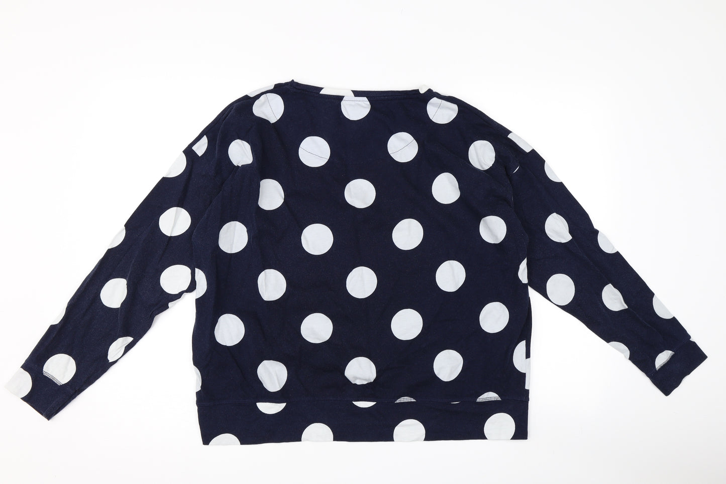 NEXT Womens Blue Polka Dot  Basic T-Shirt Size M  - Lounge wear