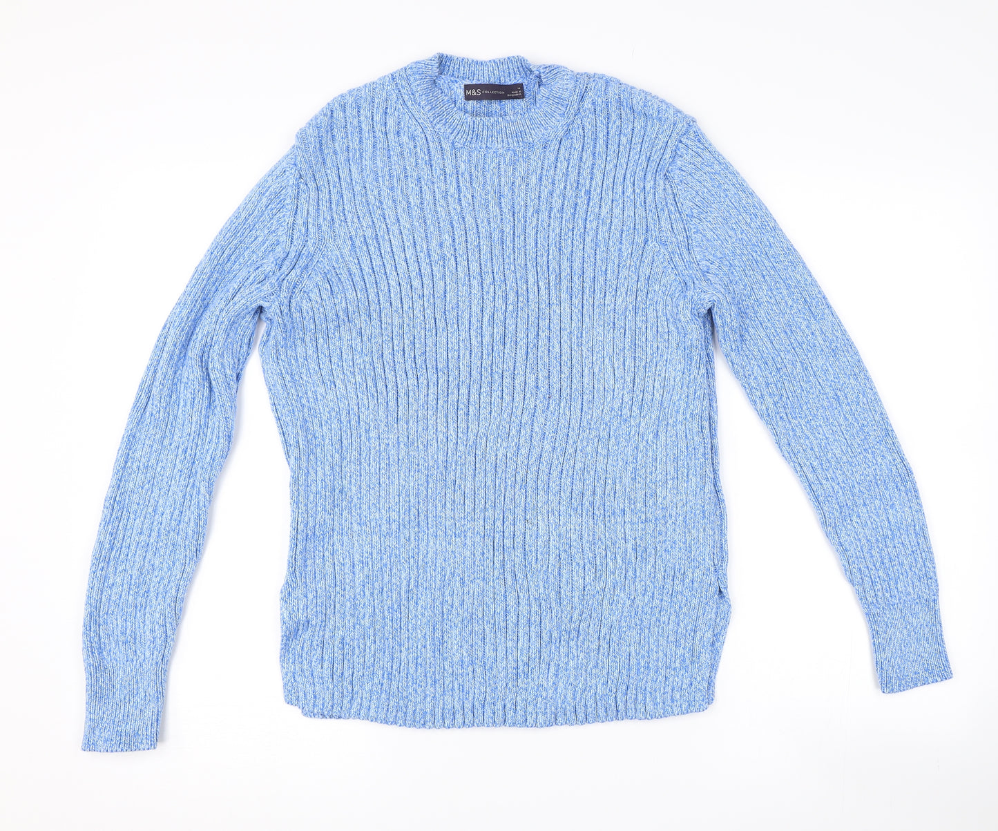 Marks and Spencer Womens Blue   Pullover Jumper Size 14