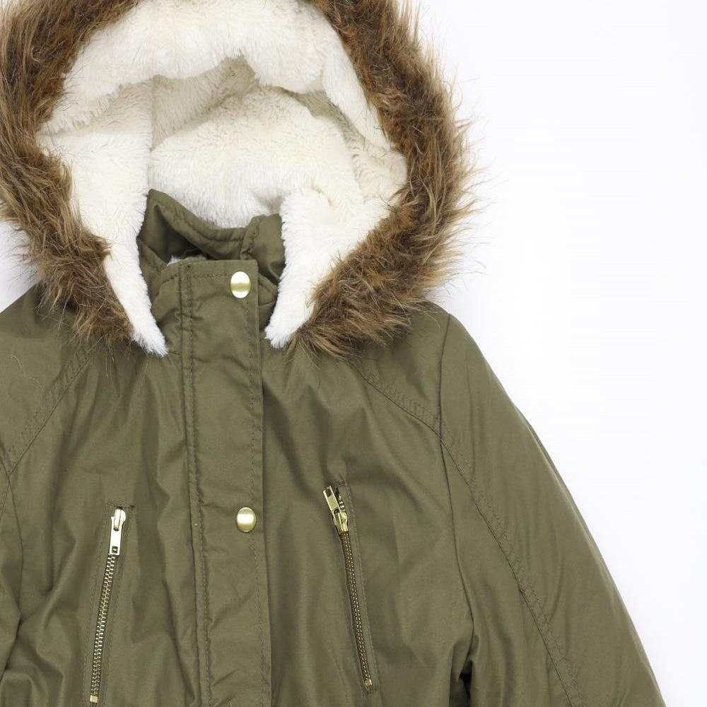 George Girls Green   Trench Coat Coat Size 12-13 Years