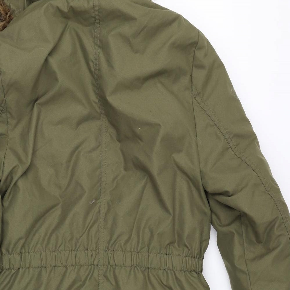 George Girls Green   Trench Coat Coat Size 12-13 Years