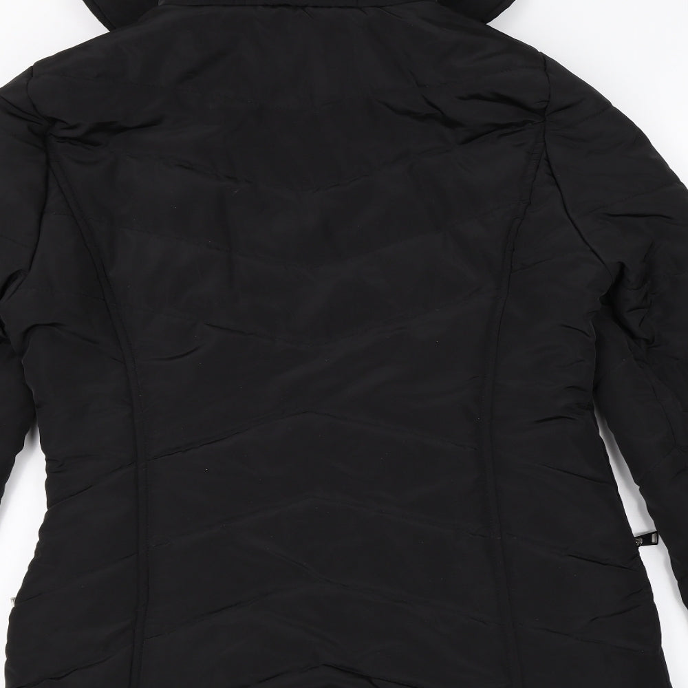 New Look Girls Black   Puffer Jacket Coat Size 14-15 Years