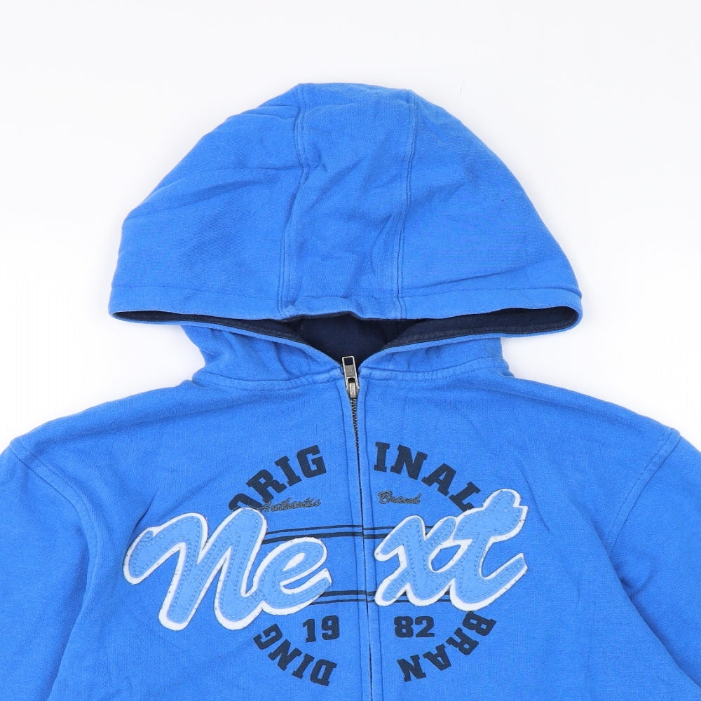 NEXT Boys Blue   Full Zip Hoodie Size 9 Years