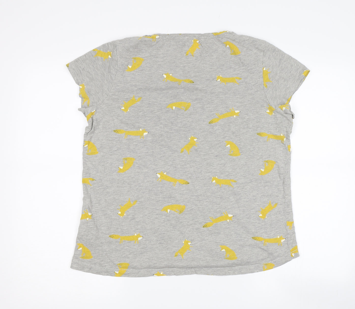 NEXT Womens Grey   Basic T-Shirt Size M  - fox